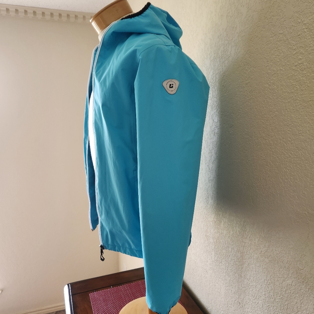 Killtec Girls Hooded Wind Rain Jacket Breathable Size 16 - Picture 2 of 16